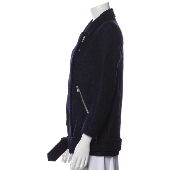 The Kooples long biker jacket Sz XS - Picture 10 of 10